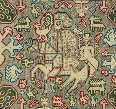 Embroidered cushion by Unbekannt Unbekannt